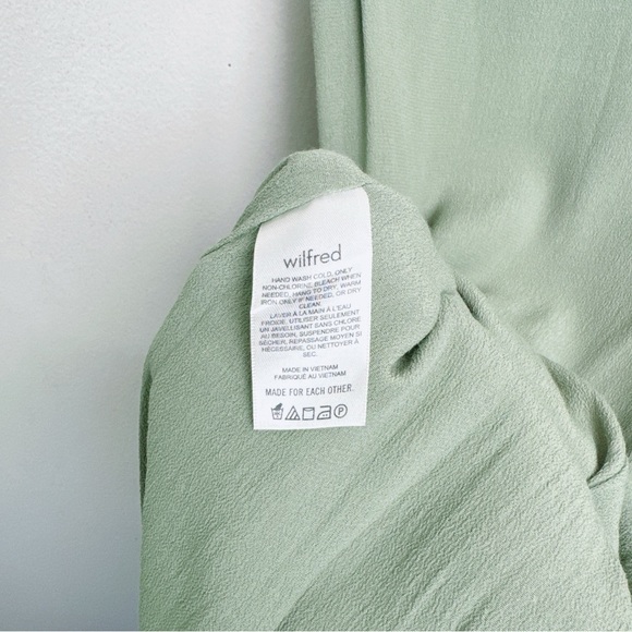 Aritzia Womens Size 4 Wilfred Affogato Dress Midi Slip Dress - Picture 9 of 16